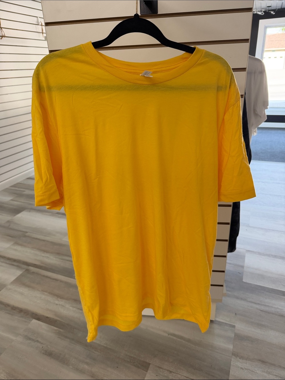 Bella Canvas Bright Yellow Men's Crew Tee
